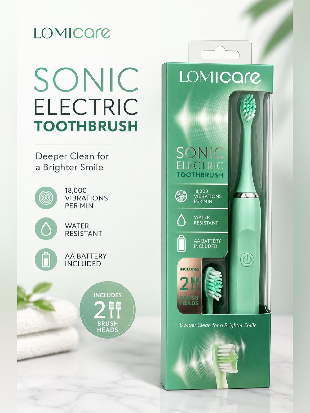 Lomicare - Sonic Electric Toothbrush - Picture 3 of 3